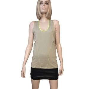 ADIDAS Stella McCartney Fitness Yoga Athletic Workout Top Tank Tunic Shelf Bra